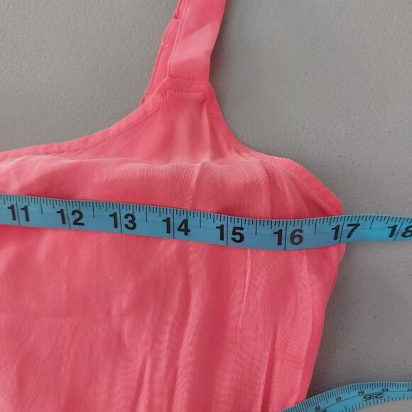 J Crew Midi Slip Dress Size 6 GWYNETH Coral Pink V Neck Sleeveless Feminine NEW - Picture 8 of 11